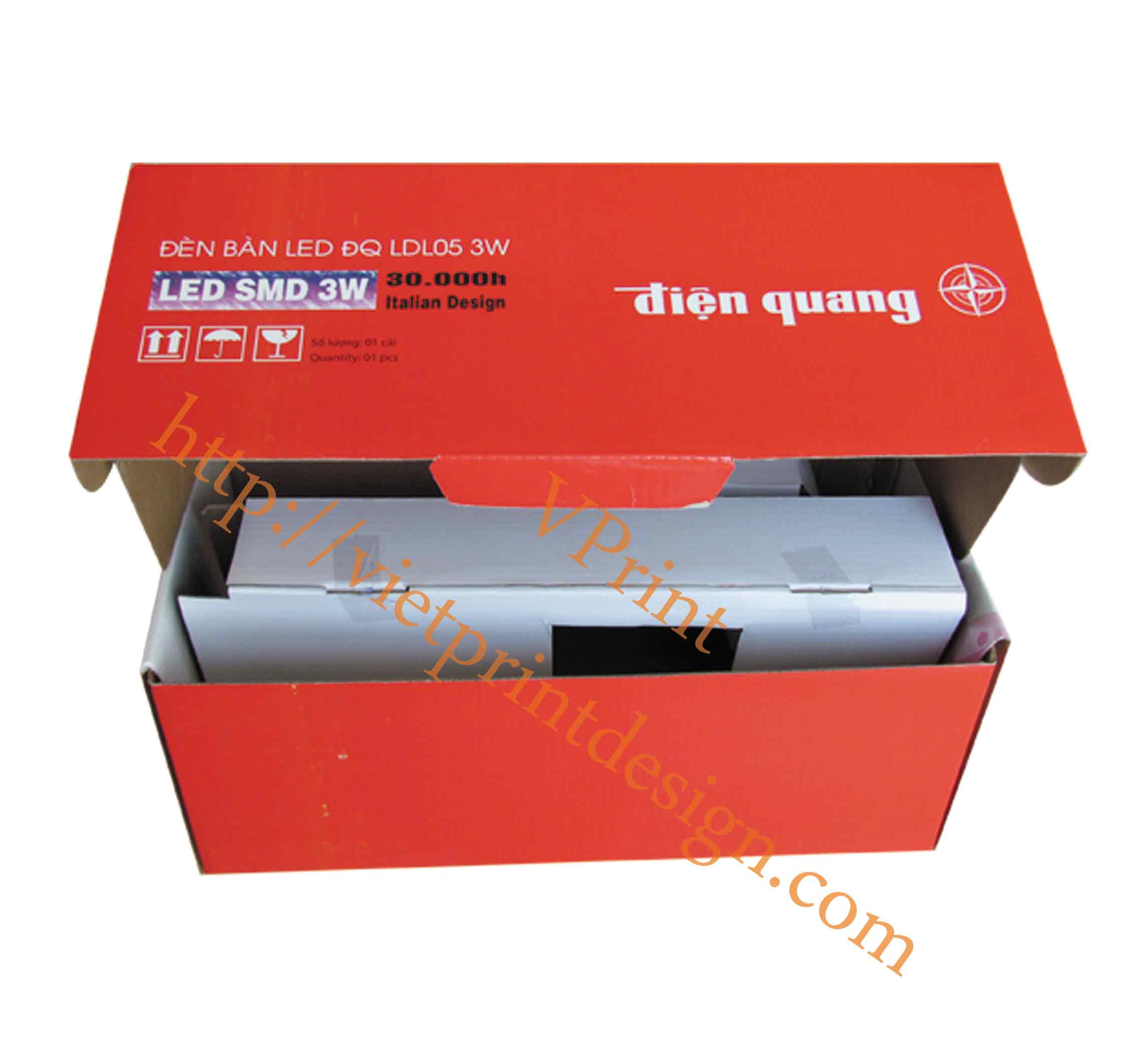 In hộp carton-hộp đèn Điện Quang